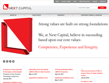 Tablet Screenshot of nextcapital.com.pk